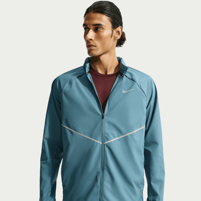 Nike Miler Repel UV Jakke "Smokey Blue" | Herre | Løping | 01 | SPORTSHOWROOM