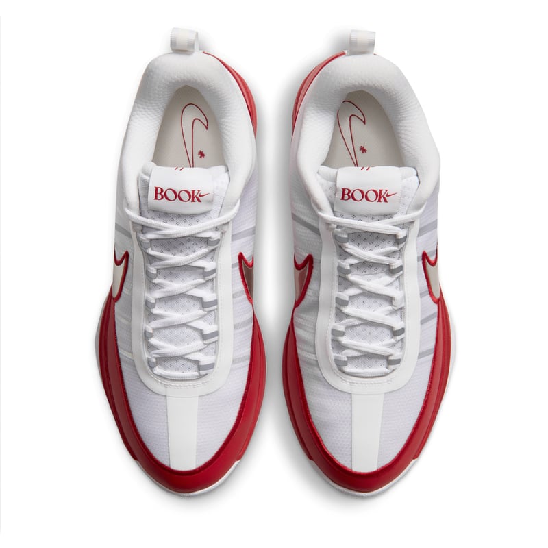Košarkarski copati Nike Book 2 "White & University Red" | Moški | Košarka | 04 | SPORTSHOWROOM