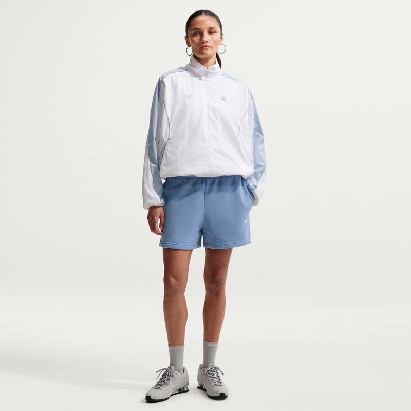 Nike Studio Fleece Medium Weight Mid-Rise Shorts "Work Blue & Sail" | Dame | | 00 | SPORTSHOWROOM