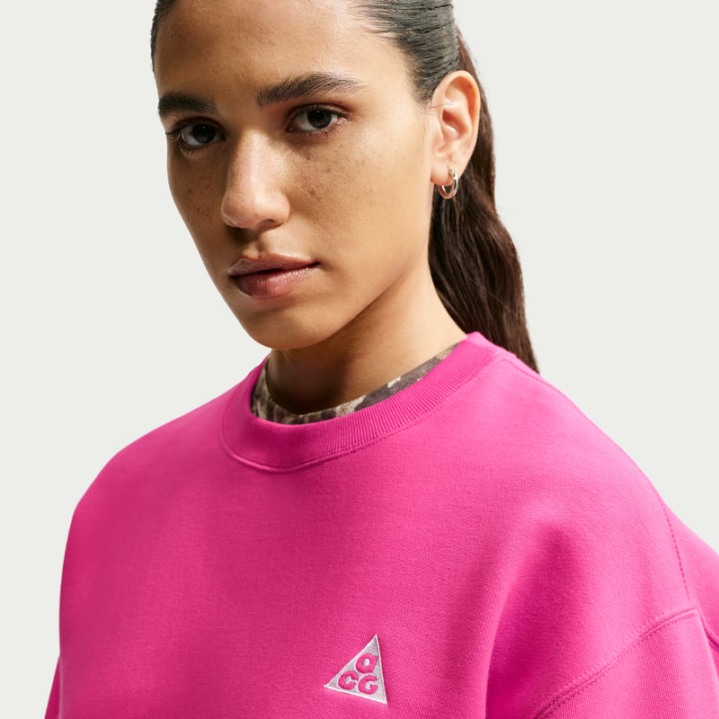 Moletom Nike ACG "Tuff Fleece" Therma-FIT Crew-Neck "Desert Pink" | Mulher | | 03 | SPORTSHOWROOM