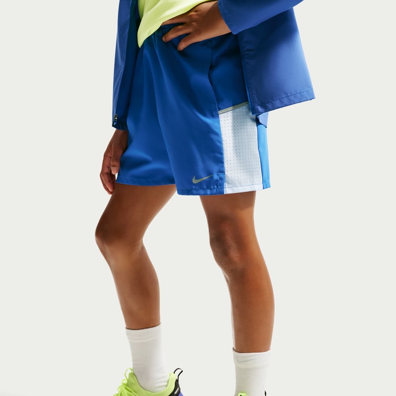 Short Nike Miler Dri-FIT "Game Royal & Aluminum" | Enfant | Course à pied | 04 | SPORTSHOWROOM