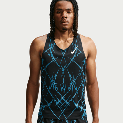 Potnik Nike AeroSwift Dri-FIT ADV Printed "Black" | Мъже | Бягане | 01 | SPORTSHOWROOM