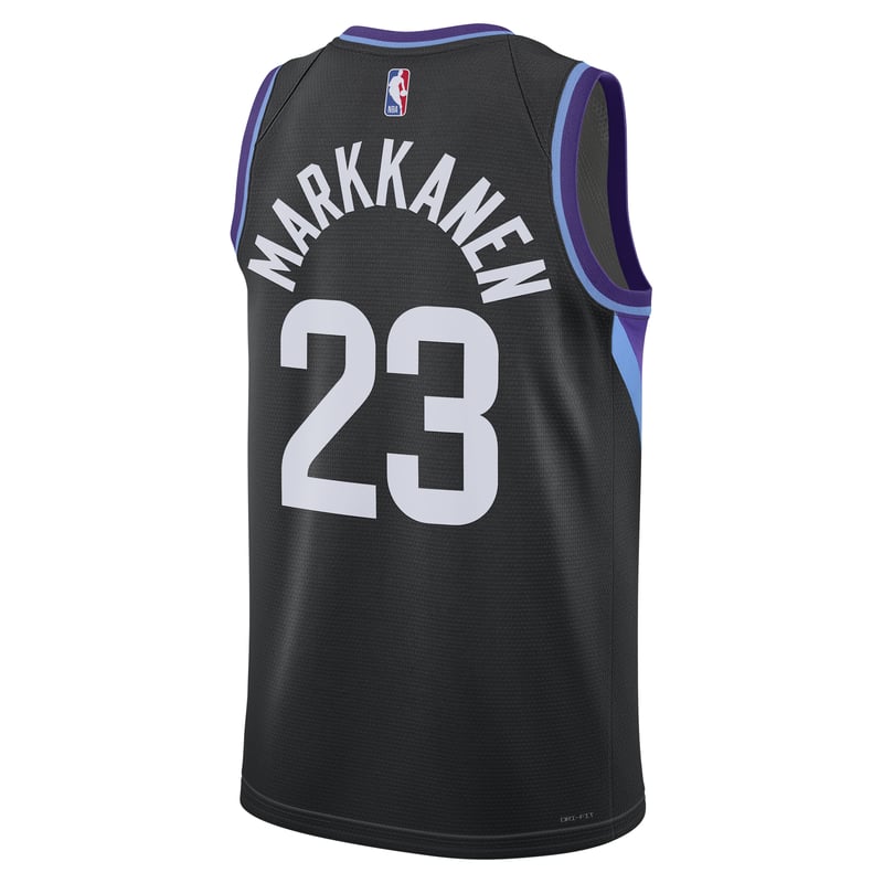 Nike Jordan Utah Jazz 2024/25 Statement Edition Dri-FIT NBA Swingman Lauri Markkanen HQ6983-010 02