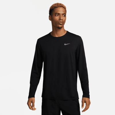 Camiseta Nike Miler Dri-FIT Long-Sleeve "Black" | Hombre | Correr | 01 | SPORTSHOWROOM