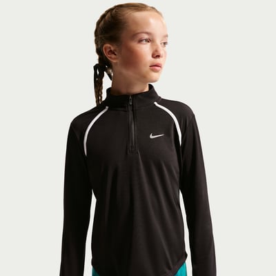 Haut Nike Tempo Dri-FIT Long-Sleeve Half-Zip "Black" | Enfant | Course à pied | 01 | SPORTSHOWROOM