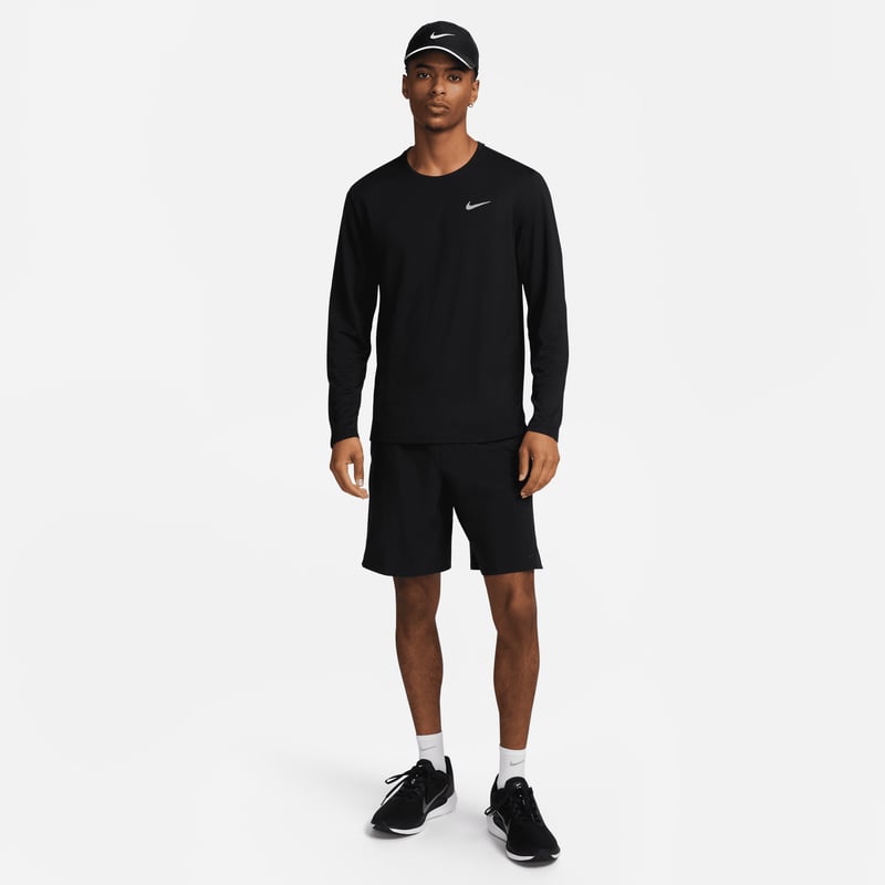 Nike Miler Dri-FIT Long-Sleeve Shirt "Black" | Heren | Hardlopen | 05 | SPORTSHOWROOM