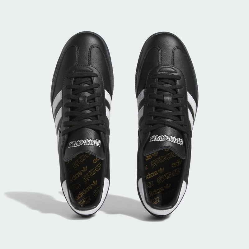 White and cheap black adidas samba