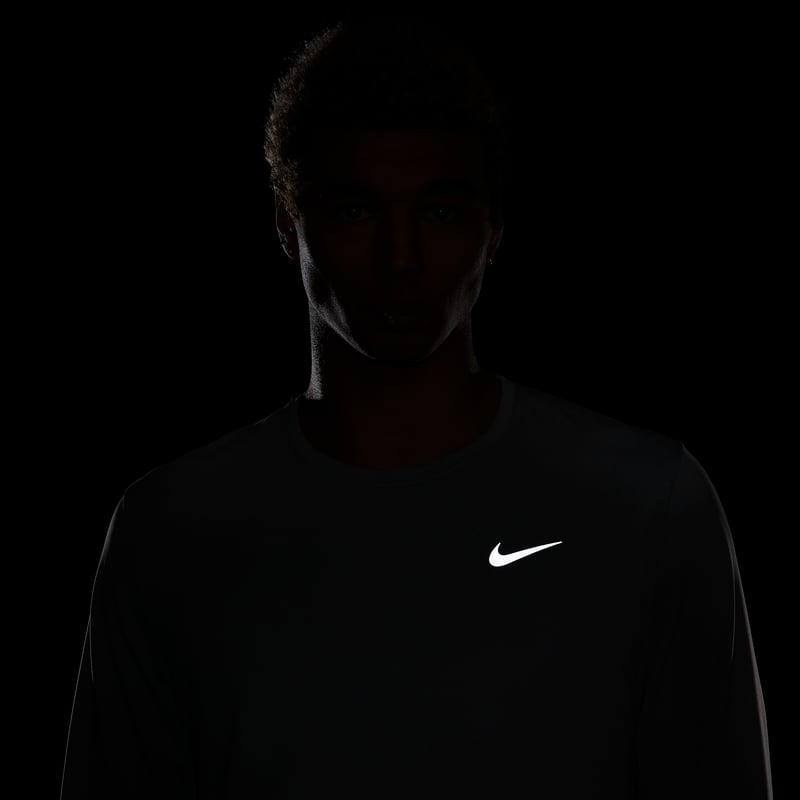 Nike Miler Dri-FIT Long-Sleeve Shirt "Grey Fog & Particle Grey" | Heren | Hardlopen | 06 | SPORTSHOWROOM