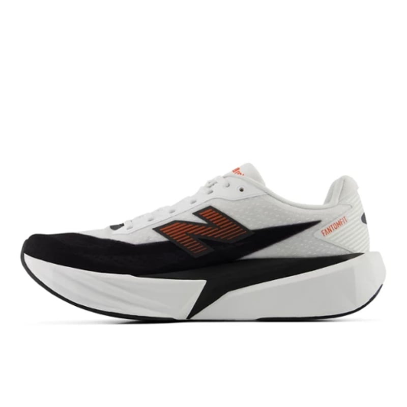 Tekaški copati New Balance FuelCell Rebel v5 "White & Neo Flame" | Moški | Tek | 01 | SPORTSHOWROOM
