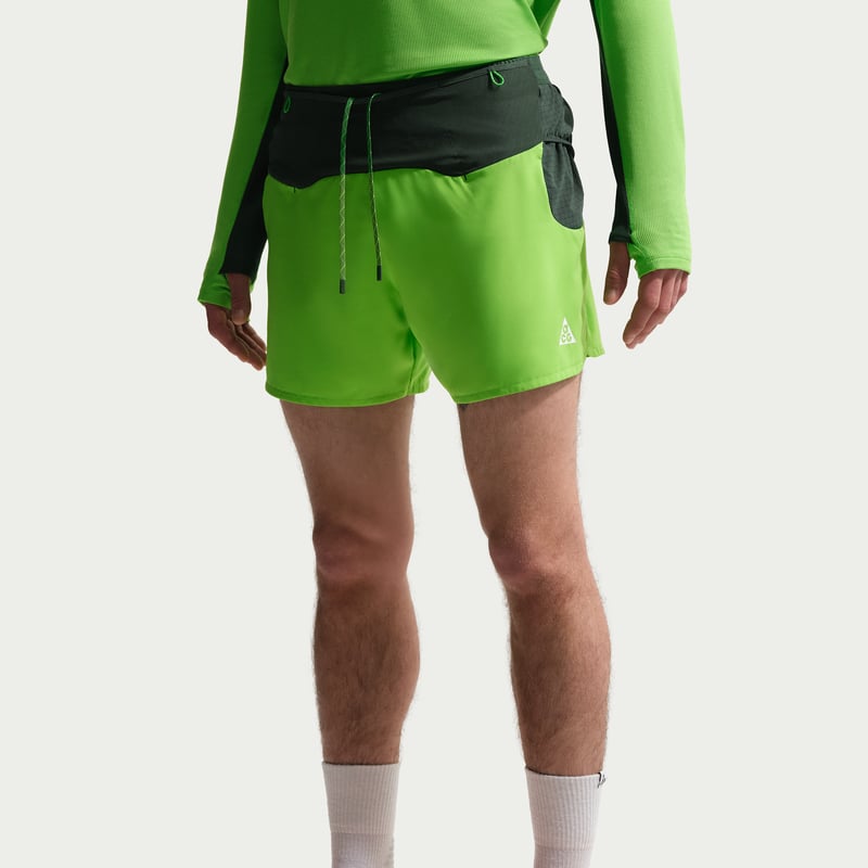 Nike ACG "Second Sunrise" Dri-FIT ADV 5" Brief-Lined Shorts "Mean Green & Fir" | Men | | 02 | SPORTSHOWROOM