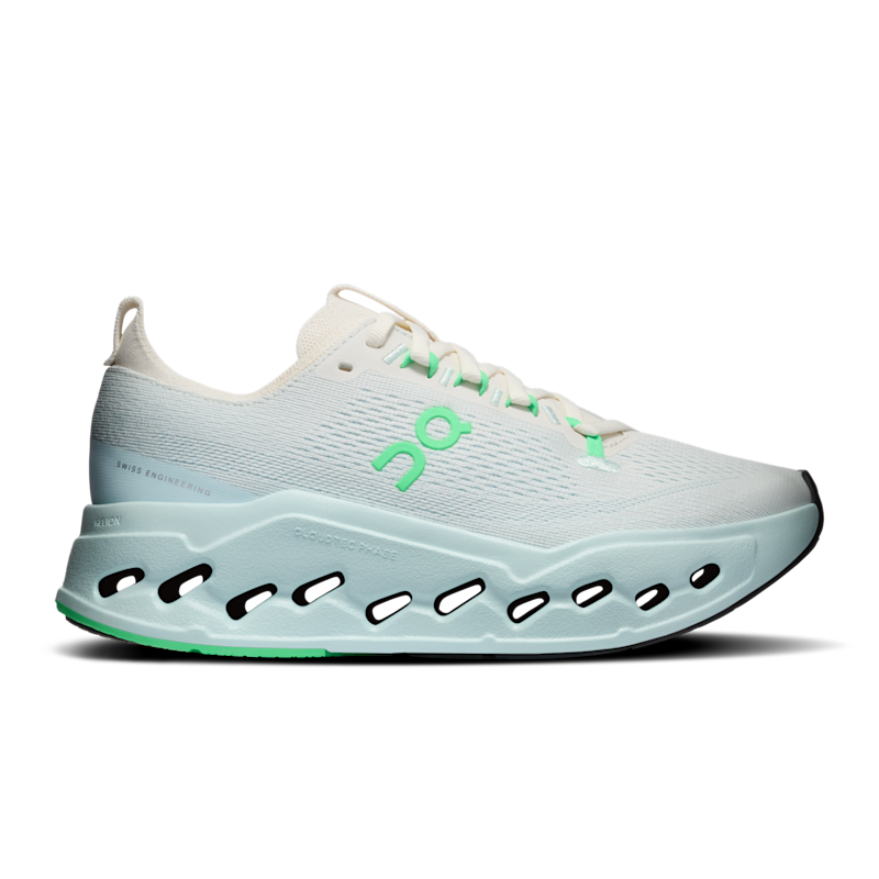 On Cloudsurfer Max running shoes "Ivory & Flurry" | | Running | 01 | SPORTSHOWROOM