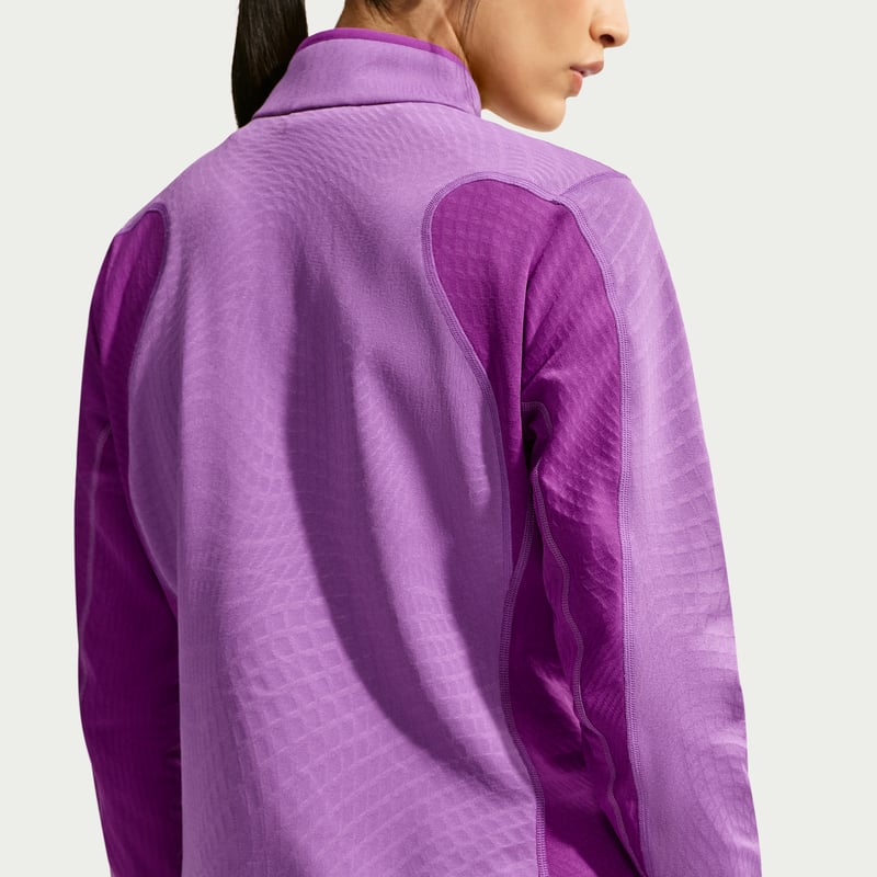 Nike ACG "Wolf Grid" Therma-FIT 1/2-Zip Top "Monarch Purple & Bold Berry" | Dames | Hiken | 02 | SPORTSHOWROOM