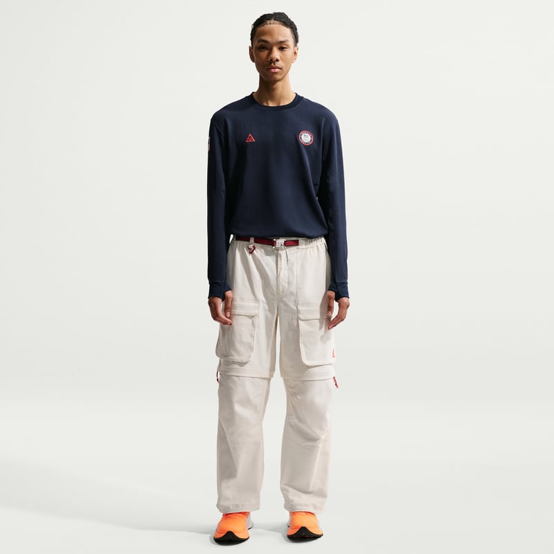 Nike ACG x United States Olympic Team Dri-FIT ADV Skjorte "Obsidian & Chile Red" | Herre | | 04 | SPORTSHOWROOM