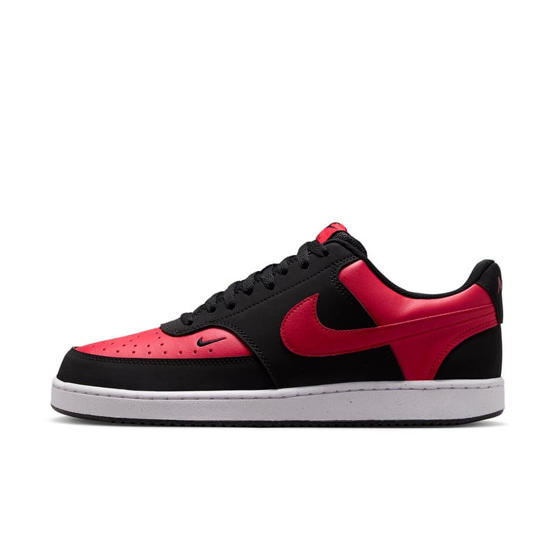 Nike Court Vision Low sneakers "Black & University Red" | Män | Sportstyle | 01 | SPORTSHOWROOM