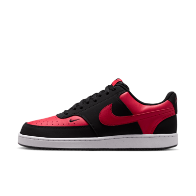Superge Nike Court Vision Low "Black & University Red" | Moški | Sportstyle | 01 | SPORTSHOWROOM