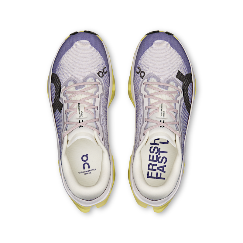 Buty do biegania On Cloudmonster 3 Hyper "Lily & Limelight" | Kobiety | Bieganie | 02 | SPORTSHOWROOM