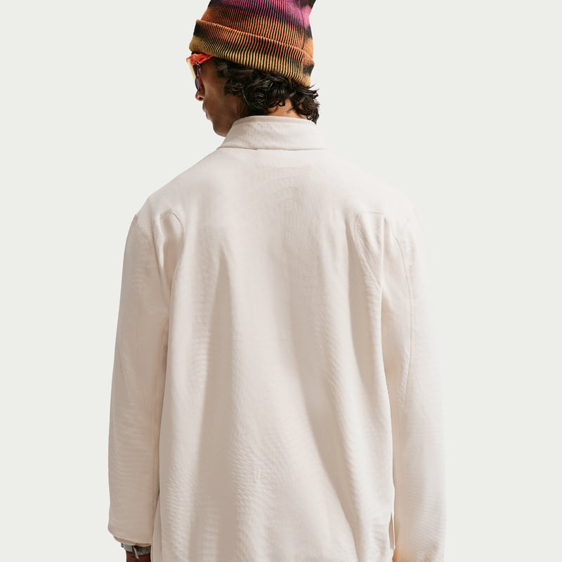 Nike ACG "Wolf Grid" Men's Therma-FIT 1/2-Zip Top "Light Orewood Brown & Cream II" | Men | Hiking | 02 | SPORTSHOWROOM