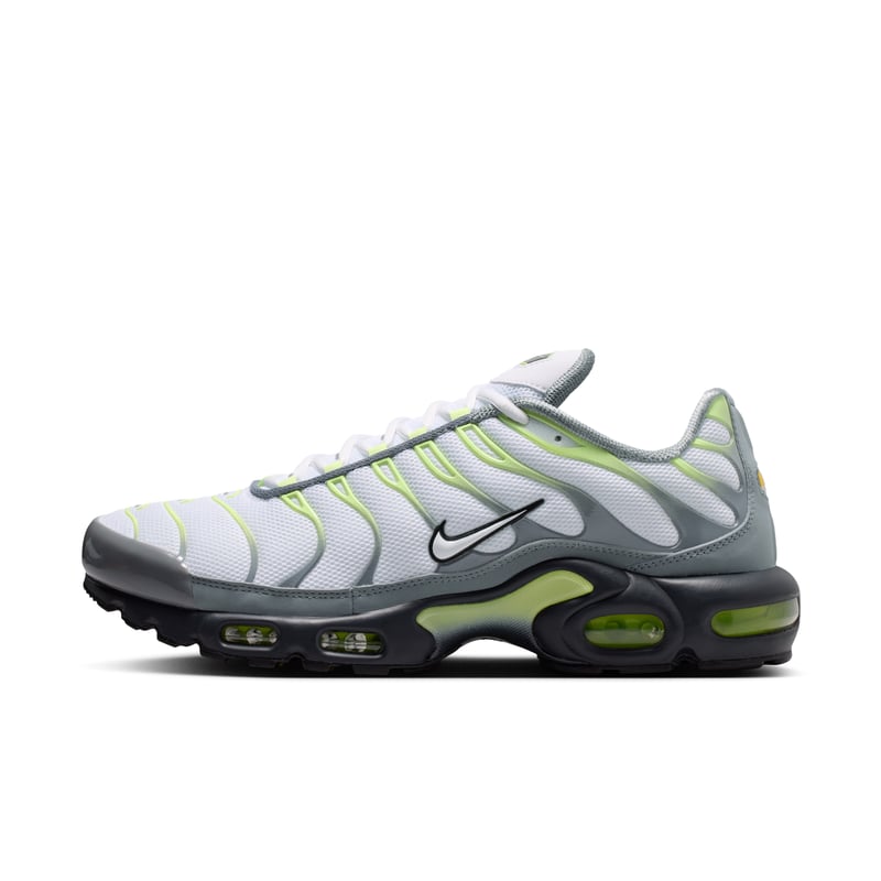 Nike Air Max Plus sneakers "Cool Grey & Light Liquid Lime" | Heren | Sportstyle | 01 | SPORTSHOWROOM