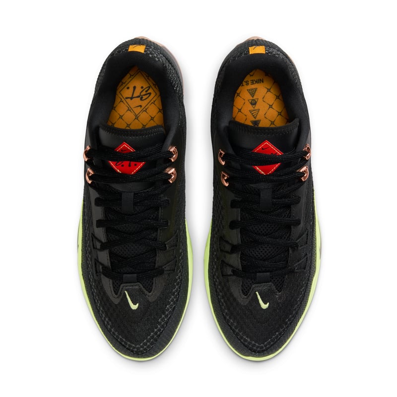 Nike S.T. Flare Koripallokengät "Black & Light Lemon Twist" | Miehet | Koripallo | 04 | SPORTSHOWROOM