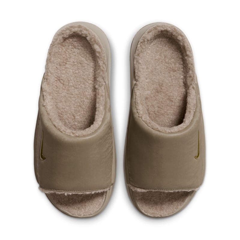 Nike Calm Elevation SE Faux Fur Slide trainers "Parachute Beige" | Women | SportStyle | 05 | SPORTSHOWROOM