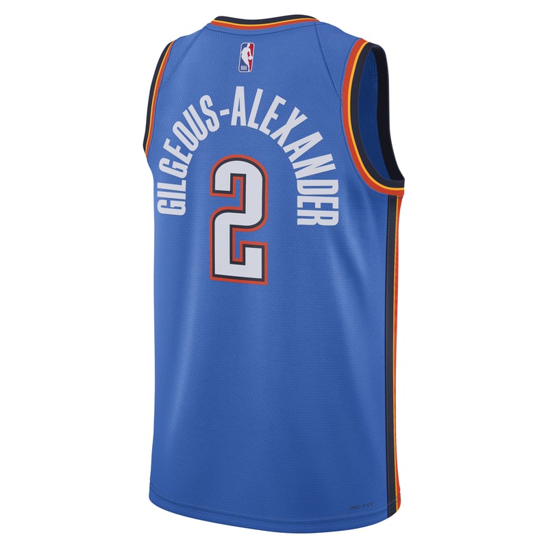 Nike Oklahoma City Thunder Icon Edition Dri-FIT NBA Swingman DN2016-403 02