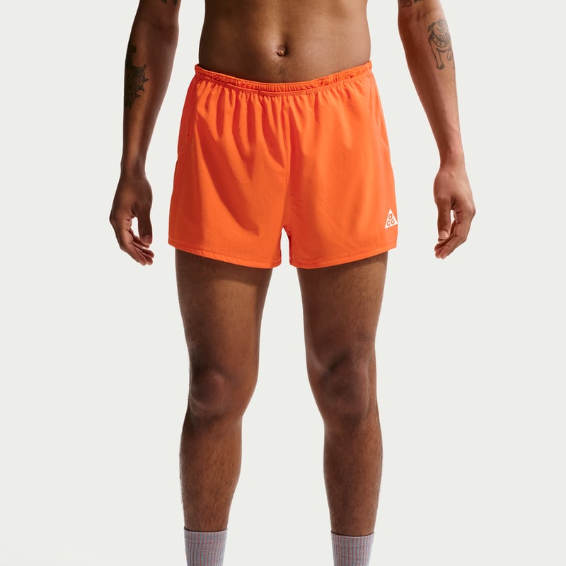 Nike ACG 'Trailwind' Dri-FIT ADV 3" Brief-Lined Shorts "Safety Orange" | Men | Outdoor | 02 | SPORTSHOWROOM