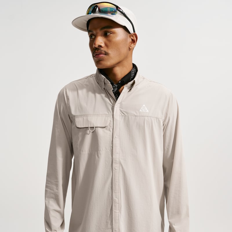 Nike ACG "Aireez" Button-Up Topp "Cream II" | Män | Utomhus | 01 | SPORTSHOWROOM