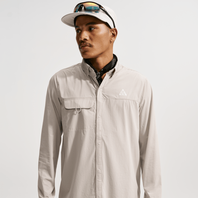 Top Nike ACG "Aireez" Button-Up "Cream II" | Uomo | Outdoor | 01 | SPORTSHOWROOM