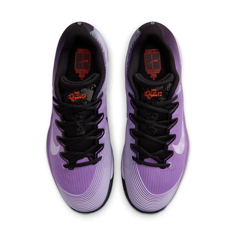 Nike Vapor 12 Premium Clay tennis runners "Bright Violet & Black" | Men | Tennis | 04 | SPORTSHOWROOM
