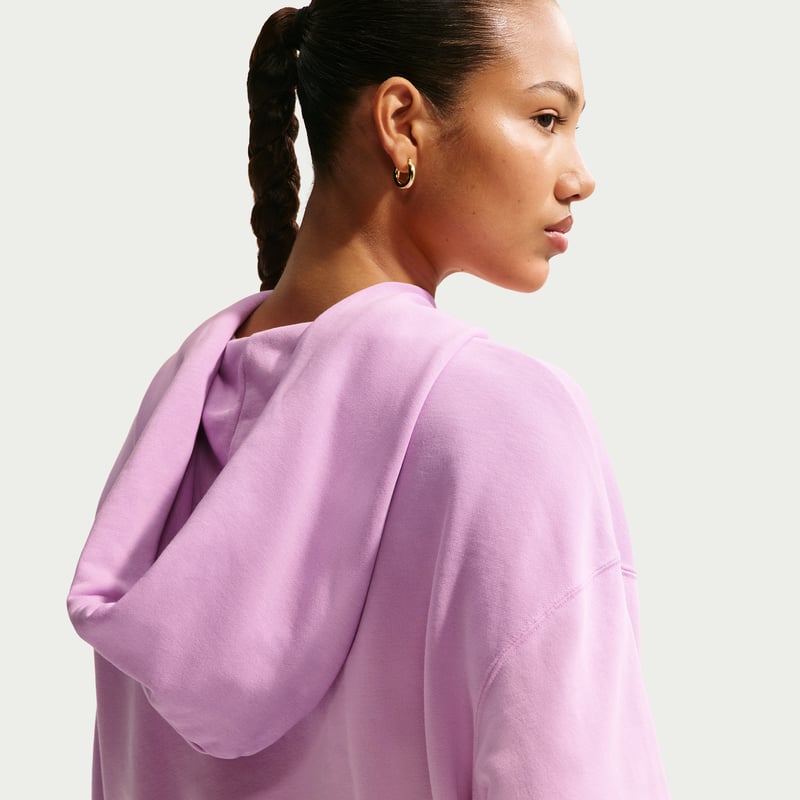 Nike Phoenix Fleece Oversized Cropped Henley IF7372-663 02