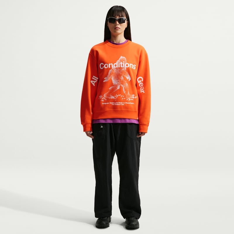 Nike ACG "Tuff Fleece" Therma-FIT Pullover Crew IF1490-819 06