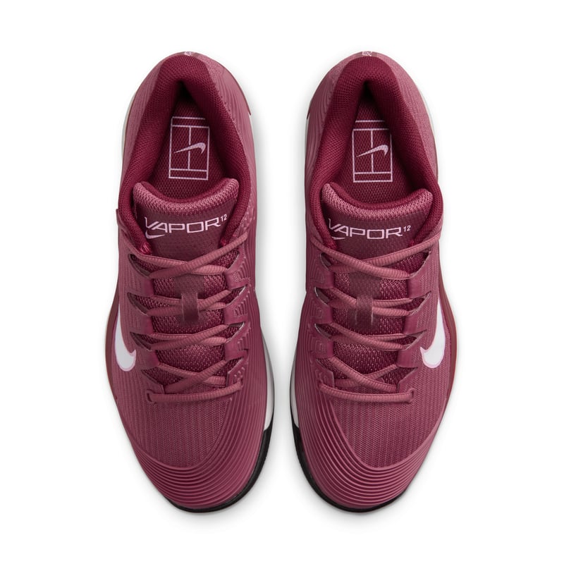 Nike Vapor 12 tennis runners "Pink Smoke & Vast Grey" | Women | Tennis | 04 | SPORTSHOWROOM