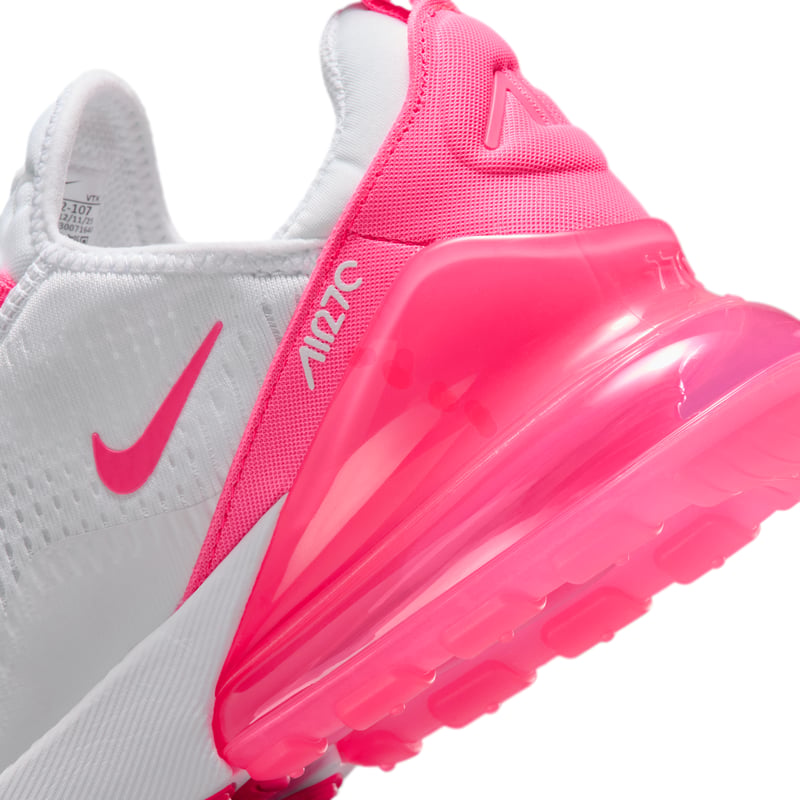 Nike Air Max 270 sneakerek "White & Hyper Pink" | Női | Sportstyle | 08 | SPORTSHOWROOM