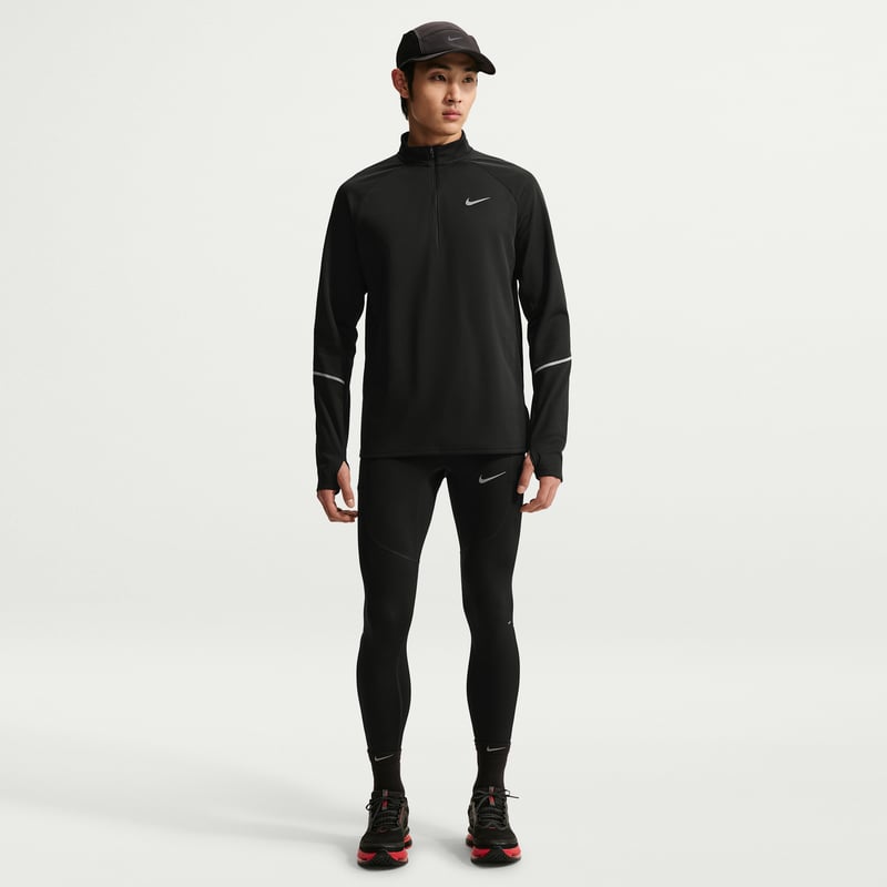 Nike Miler Therma-FIT Winterized 1/2-Zip Top "Black" | Men | Running | 04 | SPORTSHOWROOM