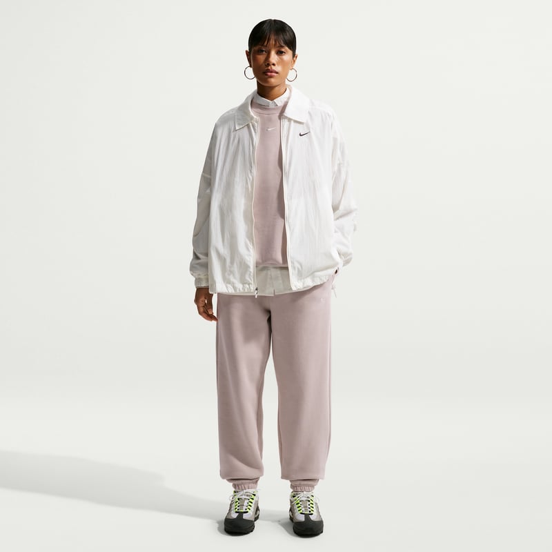Nike Studio Fleece Medium Weight High-Rise Oversized Cuffed Bukse "Cream II & Sail" | Dame | | 00 | SPORTSHOWROOM