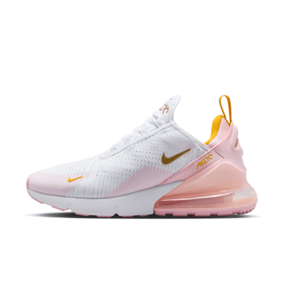Superge Nike Air Max 270 "University Gold & Pink Foam" | Ženske | Sportstyle | 01 | SPORTSHOWROOM