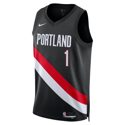 Maglia Nike Ja Morant Portland Trail Blazers Icon Edition Dri-FIT NBA Swingman "Black" | Uomo | Sportstyle | 01 | SPORTSHOWROOM