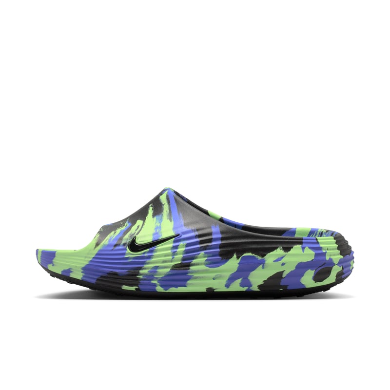 Nike ReactX Rejuven8 SE Slides sneakers "Black & Lime Blast" | Herre | Sportstyle | 02 | SPORTSHOWROOM