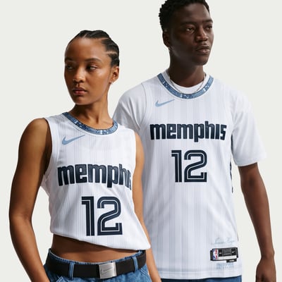 Nike Ja Morant Memphis Grizzlies City Edition Dri-FIT ADV NBA Authentic Paita "White" | Miehet | Koripallo | 01 | SPORTSHOWROOM