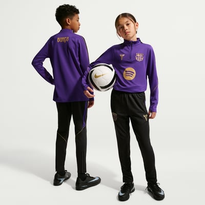 Hlace Nike Kobe FC Barcelona Strike Away Dri-FIT Knit "Black & Field Purple" | Otroci | Nogomet | 01 | SPORTSHOWROOM