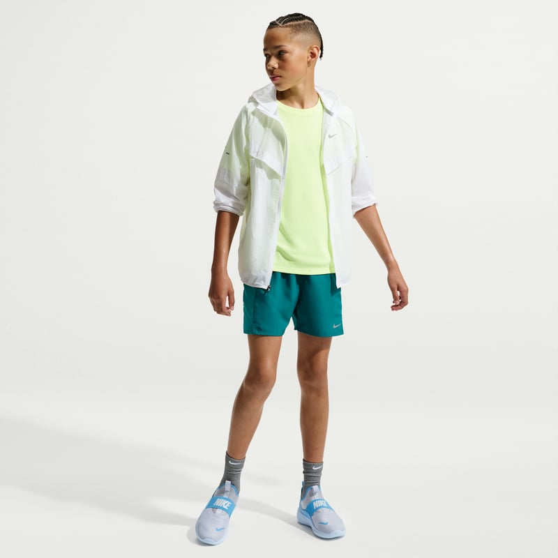 Short Nike Miler Dri-FIT "Bright Spruce" | Enfant | Course à pied | 01 | SPORTSHOWROOM
