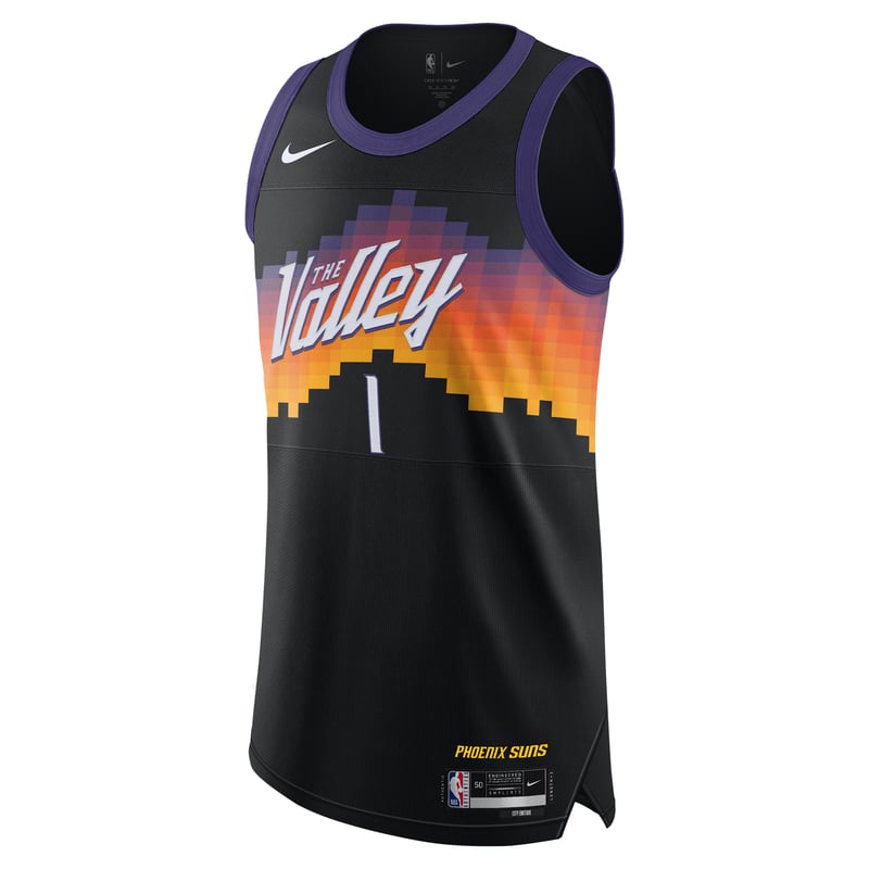 Nike Devin Booker Phoenix Suns City Edition Dri-FIT ADV NBA Authentic Shirt "Black" | Men | Basketball | 01 | SPORTSHOWROOM