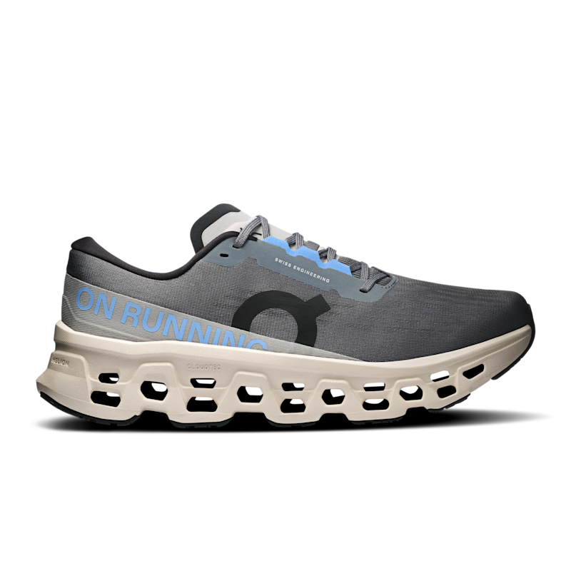 Buty do biegania On Cloudmonster 3 "Rock & Silver" | Mezczyzni | Bieganie | 01 | SPORTSHOWROOM