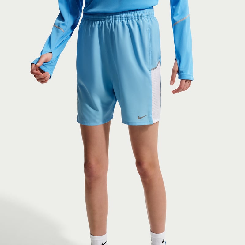 Short Nike Miler Dri-FIT "Football Blue" | Enfant | Course à pied | 02 | SPORTSHOWROOM