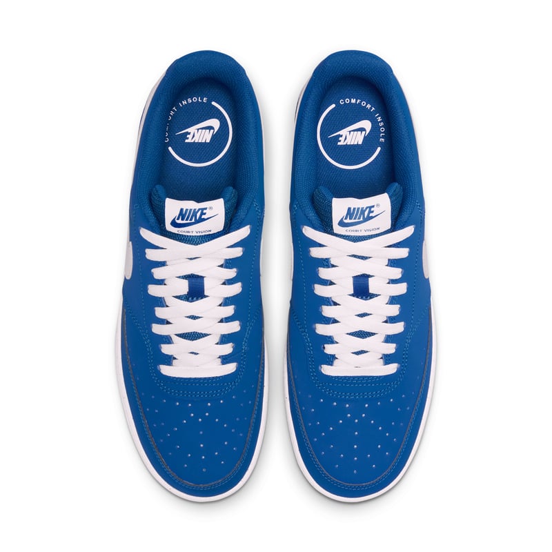 Nike Court Vision Low sneakers "Court Blue & Pale Ivory" | Heren | Sportstyle | 04 | SPORTSHOWROOM