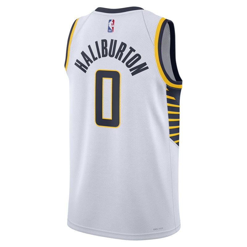 Nike Indiana Pacers Association Edition Dri-FIT NBA Swingman Tyrese Haliburton DN2079-103 02