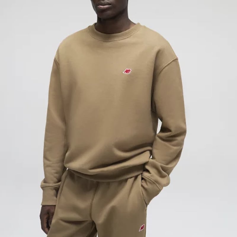 New Balance Made in USA Core Crewneck Pulover "Raw Leather" | Férfi | | 00 | SPORTSHOWROOM