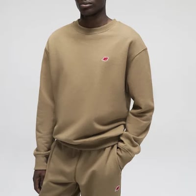 New Balance Made in USA Core Crewneck Pulover "Raw Leather" | Férfi | | 00 | SPORTSHOWROOM