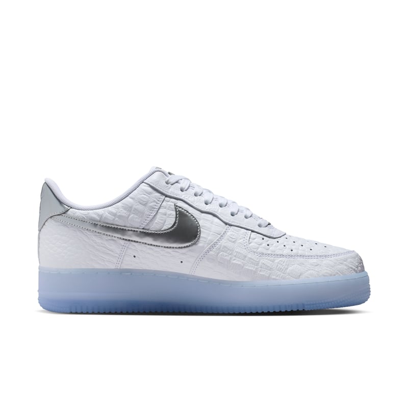 Nike Air Force 1 '07 Crocodile Sneaker "White & Blue Tint" | Herren | Sportstyle | 03 | SPORTSHOWROOM