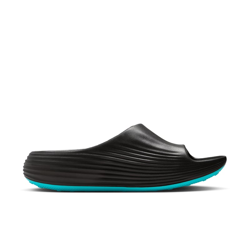 Nike ReactX Rejuven8 Slides sneakerek "Black & Gamma Blue" | Férfi | Sportstyle | 04 | SPORTSHOWROOM